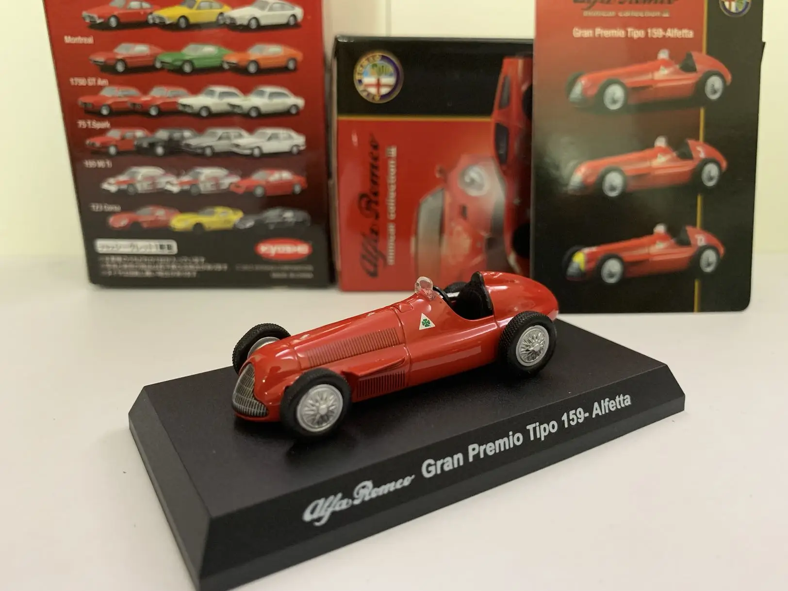 

1/64 KYOSHO Alfa Romeo Tipo 159 ALFETTA FORMULA 1, коллекция литых под давлением сплавов, декоративная модель автомобиля, игрушки