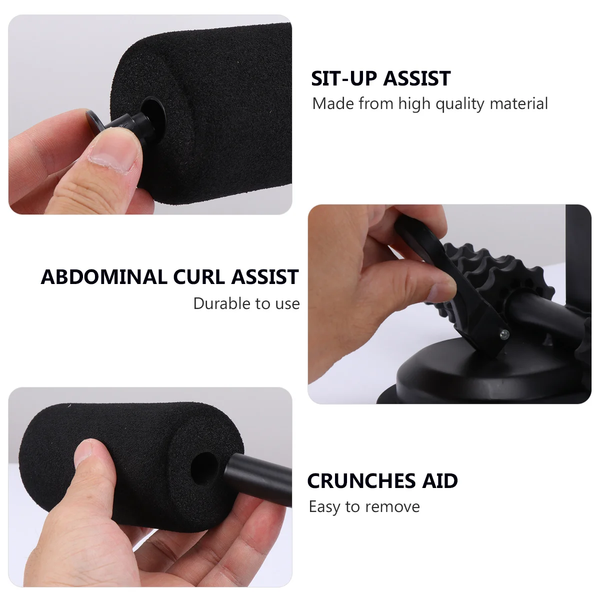 

1pc Abdominal Curl Assist Strong Suction Cup Sit-Up Device For Smooth Floors Marble Granite Non-Slip Surface Fitness Equipment