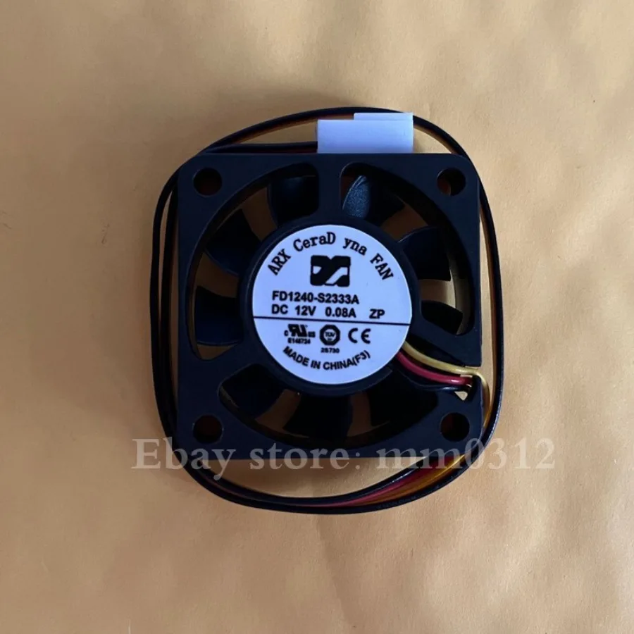 For ARX FD1240-S2333A 4010 12V 4cm 3 wire cooling fan