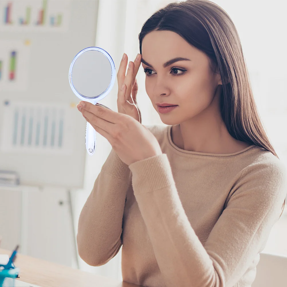 

4Pcs Round Mirror Small Pocket Size for Women Girls Practical Double-Side Mirror Convenient Looking-Glass