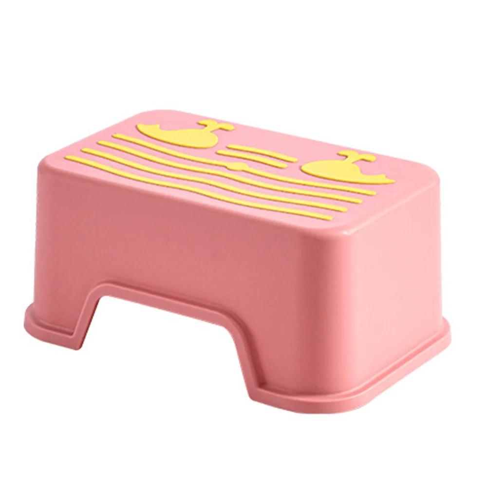1 قطعة الأطفال عدم الانزلاق مسند القدمين قسط مادة البولي بروبيلين للحمام المطبخ استخدام طفل خطوة البراز الاطفال القدم الراحة