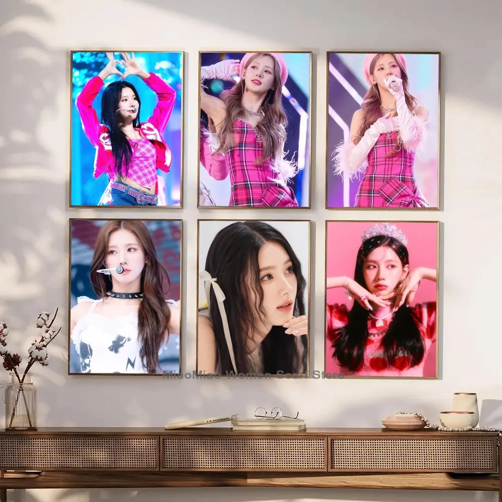 KPOP (G)I-DLE-Cho Miyeon Poster Paper Print Home Living Room Bedroom Entrance Bar Cafe Art Painting Decoration