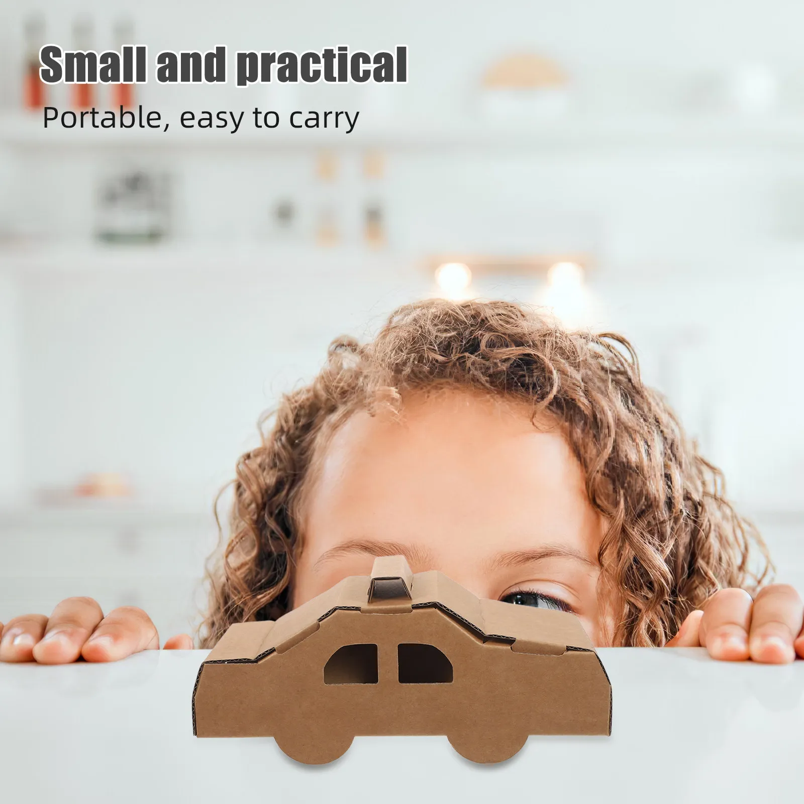 

Набор из 3-х картонных машинок-пазлов: креативные DIY-модели для раскрашивания, развивающие игрушки для детей, для творческих занятий и веселых вечеринок