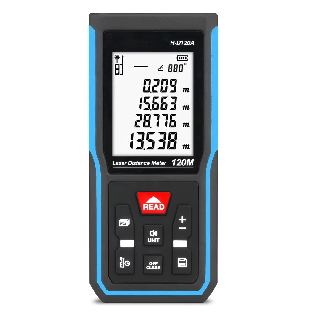 

Laser Rangefinder Hunting Rangefinder Digital Mini Range Finder Laser Tape Distance Ruler Sensor 120m Distance Meter