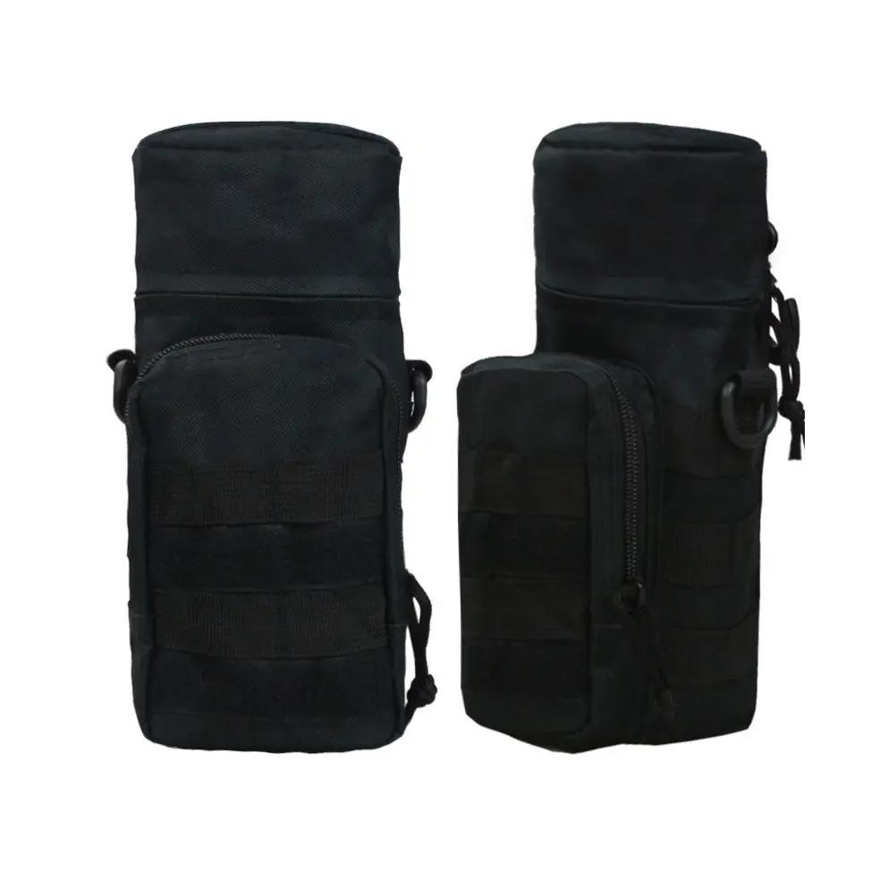

Water Bottle Pouch Oxford Waterproof Storage Bag with Adjustable Detachable Belt for Camping Hiking Travel Kettle Waist Shoulder