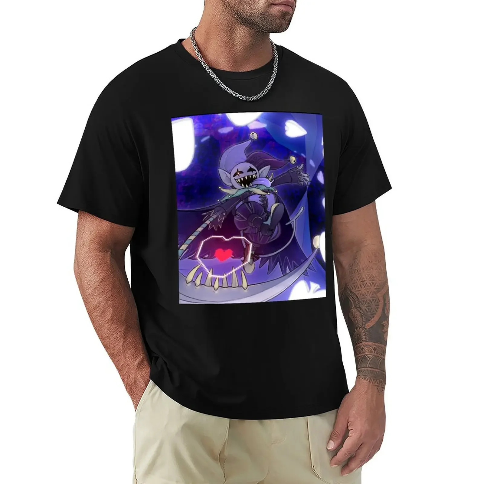 Deltarune - Jevil T-Shirt graphics quick-drying Men's t-shirts