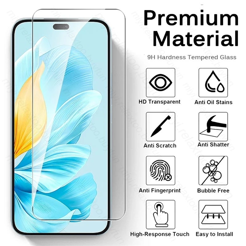 For Honor 200 Lite 5G Glass 4In1 Camera Lens Protective Glass On Honar Honer Honor200lite Light 200Lite 5G Screen Protector Film