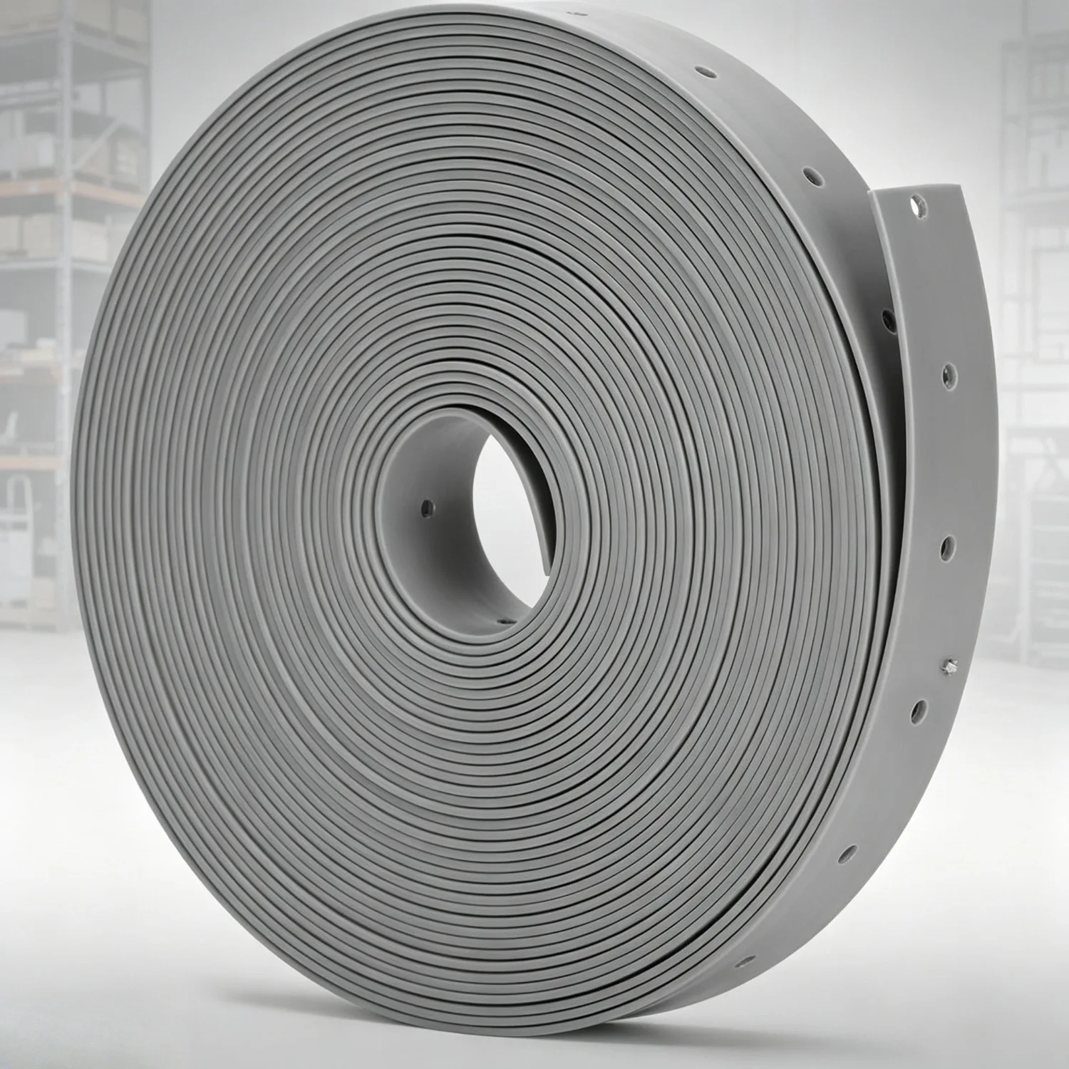 1roll 3/4 inch reinforced flexible zip ties, suitable for securing pipes and ducts in piping, drainage, and HVAC systems