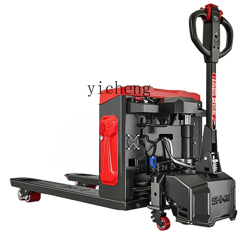 

Electric Forklift Automatic Hydraulic Trailer Warehouse Hydraulic Handling Trailer