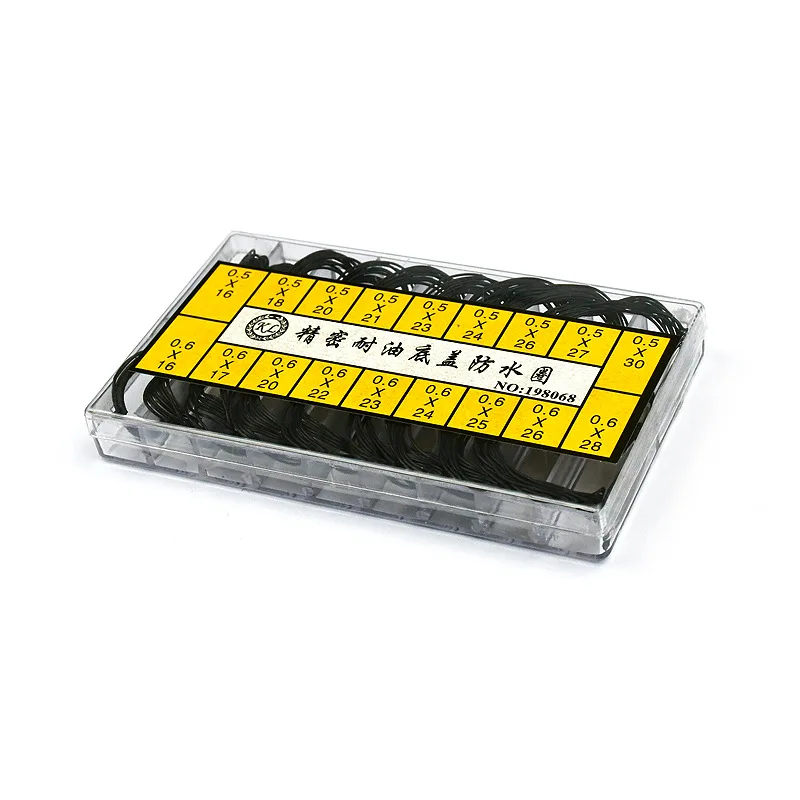 

Watch Repair Tool Kit - Waterproof Seal Ring Bottom Cover Boxed Rubber Circles Multiple Sizes - 18 Dimensions Set