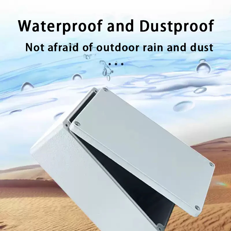 Cast aluminum waterproof junction box, outdoor waterproof box, metal box, aluminum switch box, explosion-proof terminal box