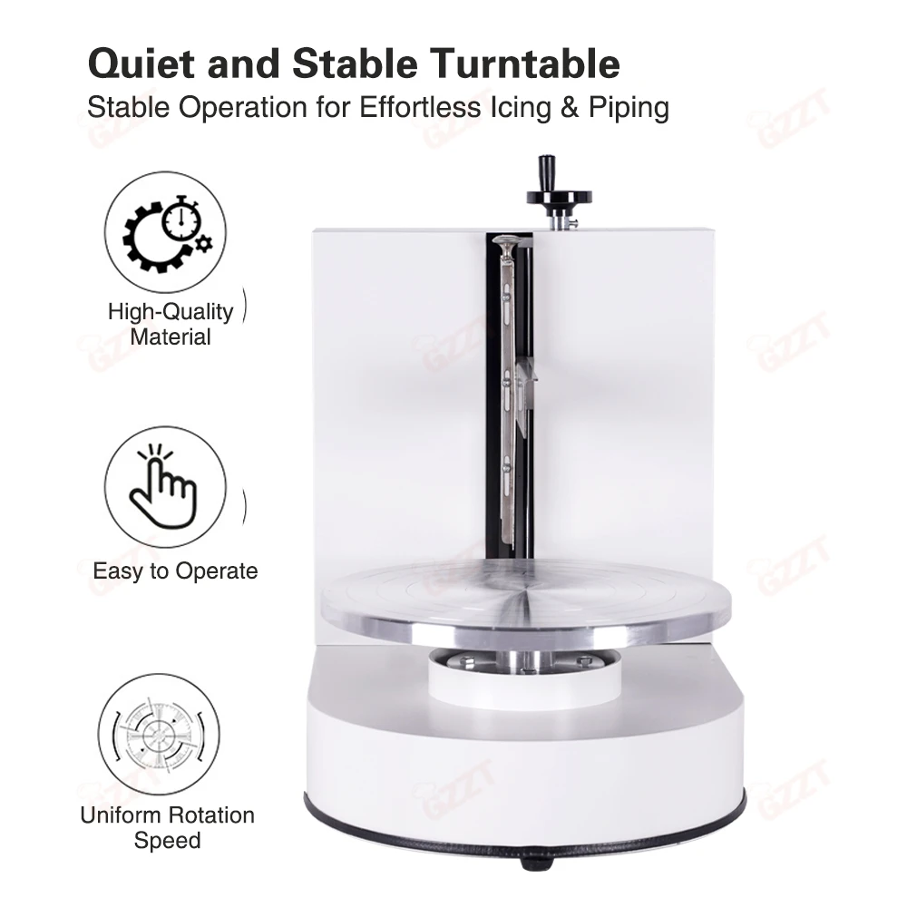 220V 110V Commercial 4inch-12inch Automatic Cake Cream Smoothing Coating Decorating Plastering Machine Cake Icing Machine