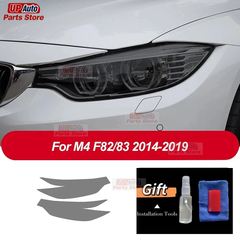 

Car Headlight Protective Film Front Smoked Black TPU Sticker For BMW M2 F87 M3 F80 M4 F82 F83 M5 F10 F90 M6 M8 I3 I8 Z4 E89 G29