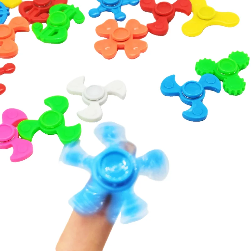 18 stks Mini Vingertop Gyro Spinner Kleurrijke Spinning Speelgoed voor Kid Party Favor Speelgoed Roterende Gyroscoop Decompressie Grappige Geschenken