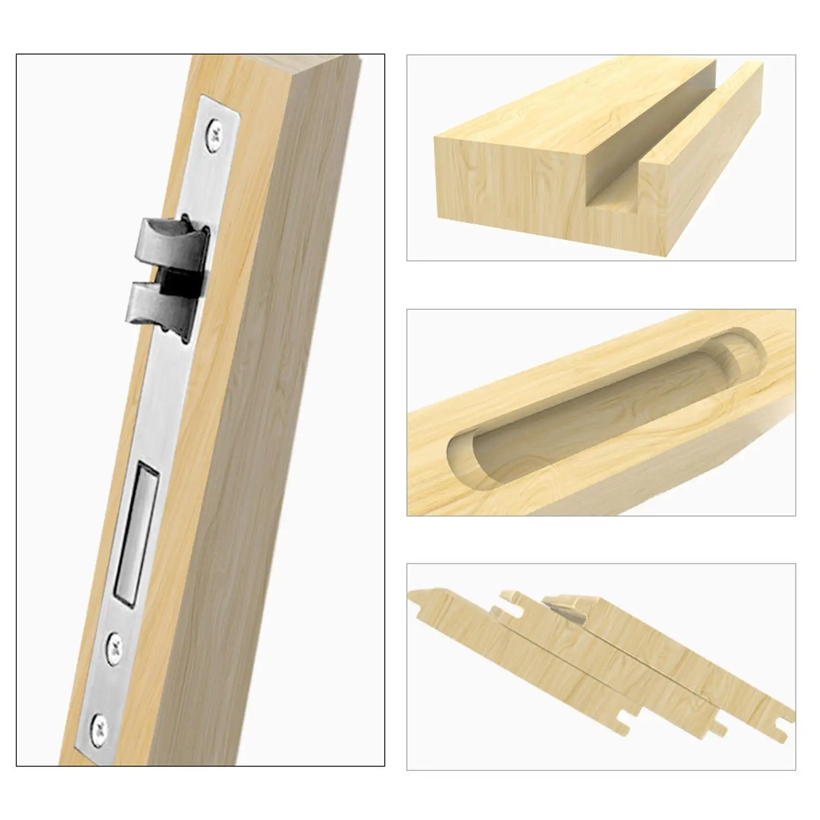 Aluminum Wood Router Base for 0-5cm Thickness - Accurate Slotting & Compact Design