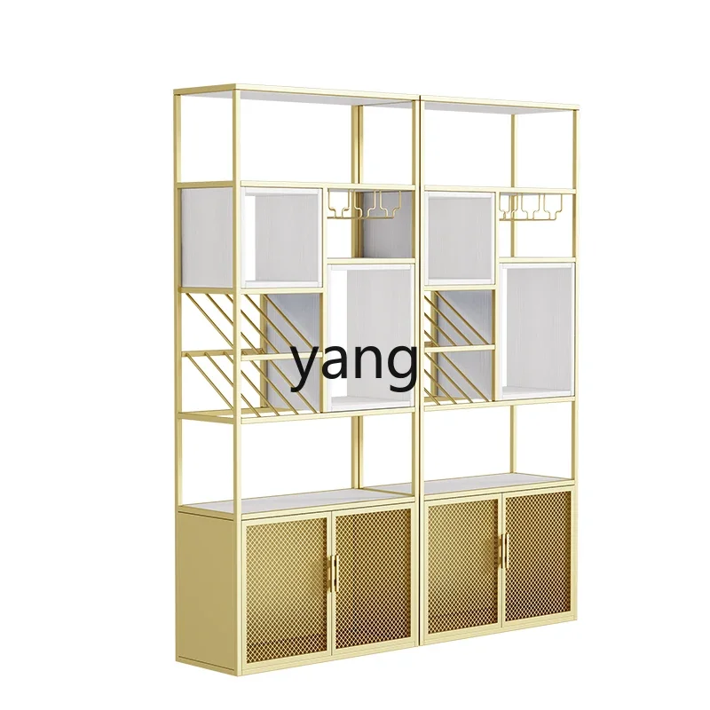 

Lmm wrought iron display rack against the wall, red wine display rack, household partition rack