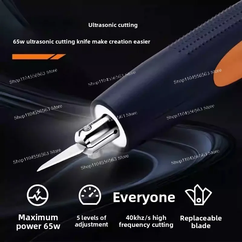 65W Portable Handheld Ultrasonic Cutting Knife - Industrial Electric Tool for Plastic&Nozzle Cutting