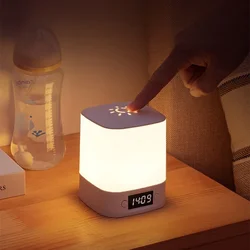 Cock LED Table Lamp Bedside  Rechargeable Night Light Bedroom Baby Feeding Eye Protection Sleep Children's Room Desk Lamps
