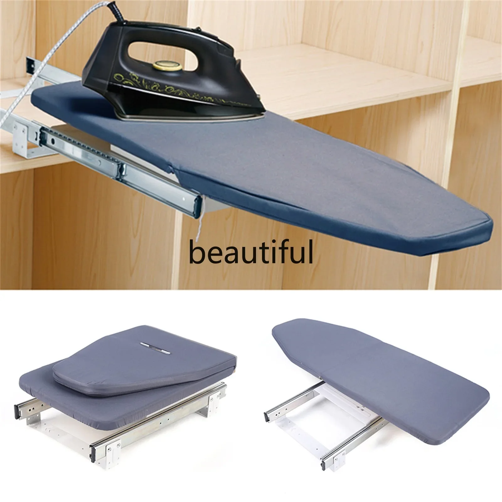 

Ironing Board Wall Mount Hook Hanger Universal Holder Home Laundry Room Ironing Board Shelf Storage Rack Laundry Accessories