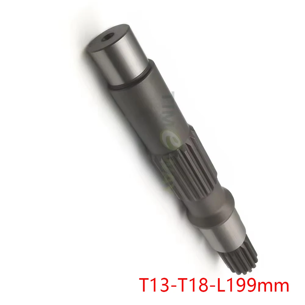 

Аксессуары для гидравлического насоса Приводной вал для A10VO45 A10VSO45 Вал гидравлического насоса Rexroth T13-L199 мм T15-L204 мм