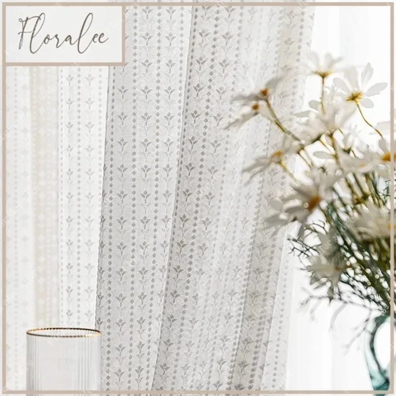 

Calendula-Fine-knitted Curtains For Living Room And Bedroom Minimalist Hollow Design Modern Curtains For Dining Room And Bedroom