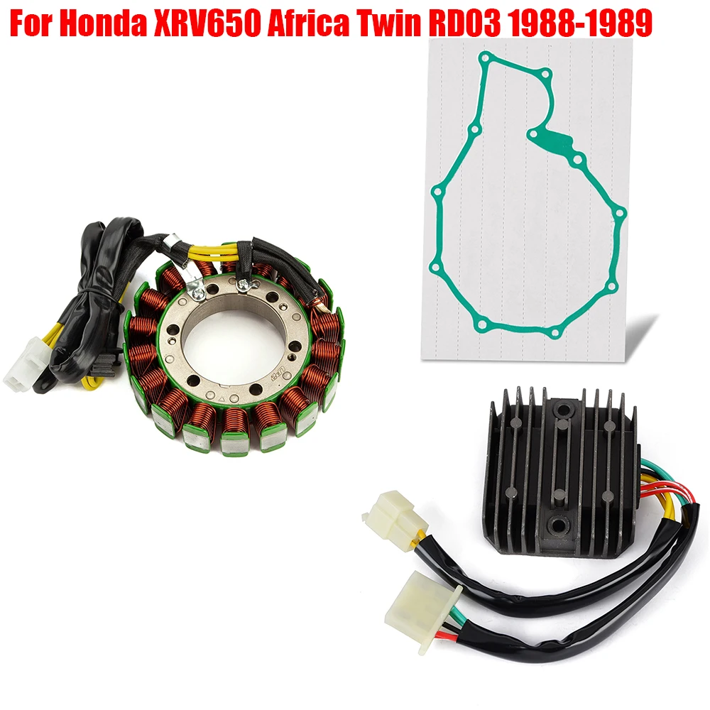 XRV 650 Rectifier Regulator Stator Coil Gasket Kit For Honda XRV650 Africa Twin RD03 1988-1989