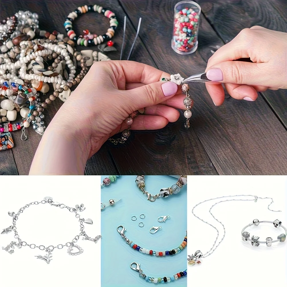 360pcs Best-selling Jewelry Making Additions Set Suitable Key Ring Pendant Beading Jewelry Supplies Chain Ornaments Pendants - view 6