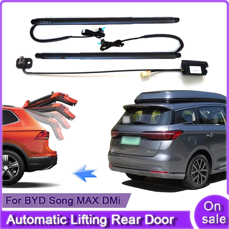 For BYD Song MAX DMi 2021~2024 Car Electric Tailgate Lift System Kit Auto Tail Gate Opener Automatic Lifting Rear Door