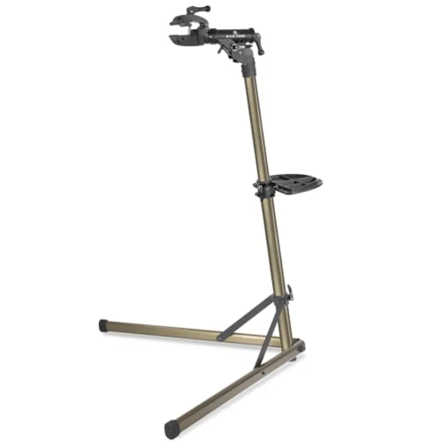 

Bike Repair Stand for Home Use, Aluminum Alloy, Black, Portable Foldable with Quick-Release Clamp, Supports up to 55 lbs