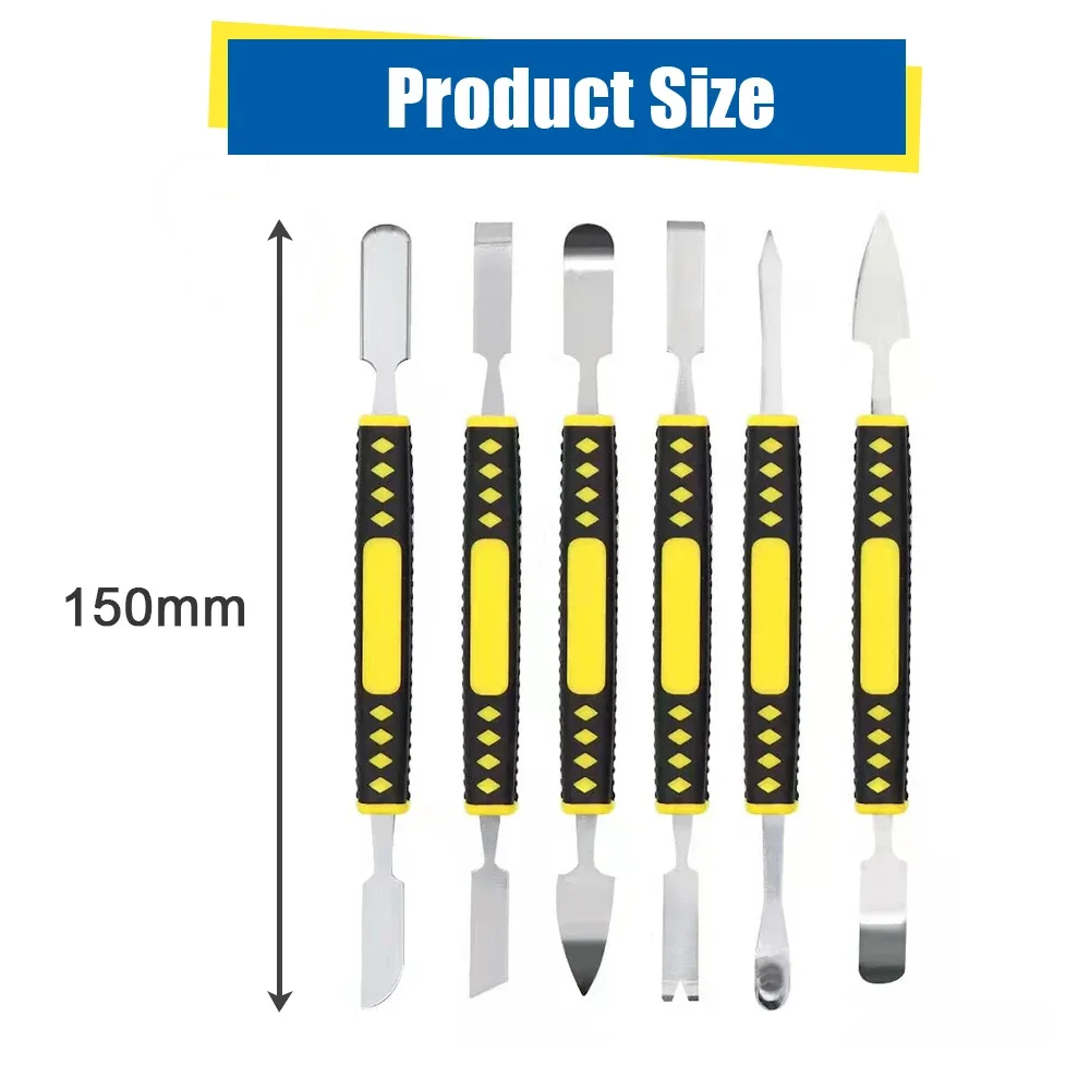 Universal Metal Crowbar Set Phone Screen Removal Blade Pry Tool Mobile Phone Repair Hand Tool Set Mobile Phone Repair Tool Kit