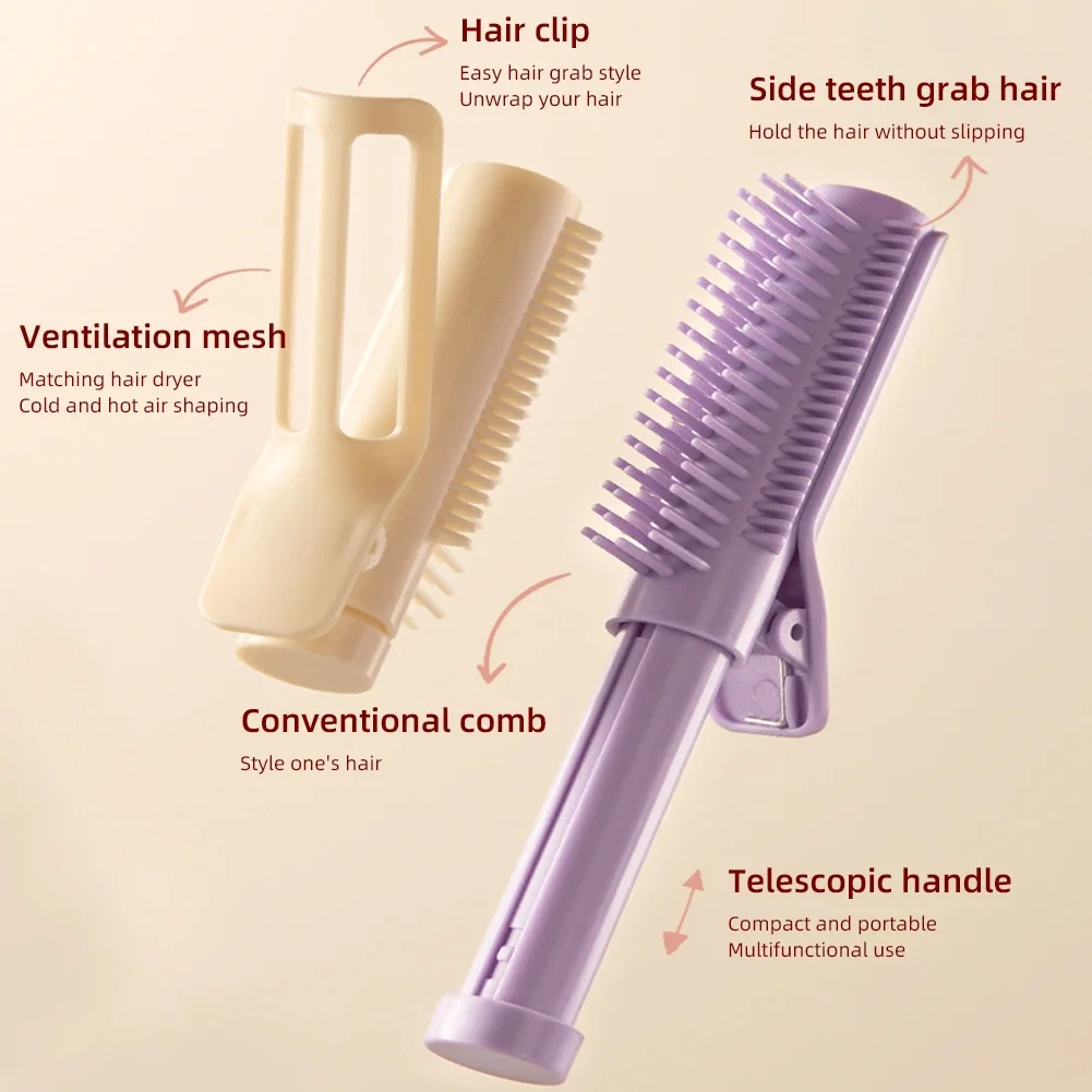 หวีดัดผมปรับขนาดได้, ส่วนหัวสูง, คลิปดัดผมแบบพกพา, เครื่องมือจัดแต่งทรงผมที่คาดผม, เตารีดดัดผมจัดแต่งทรงผม