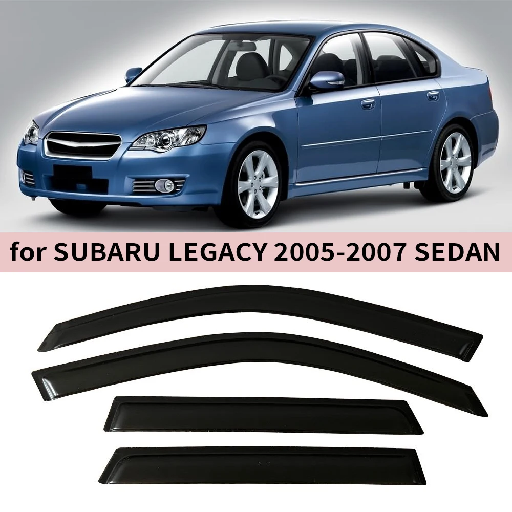 

Оконный козырек для SUBARU LEGACY SEDAN 2005 2006 2007 2008, ветровые дефлекторы, защита от дождя, дверной козырек, вентиляционные шторы, солнцезащитный козырек от дождя