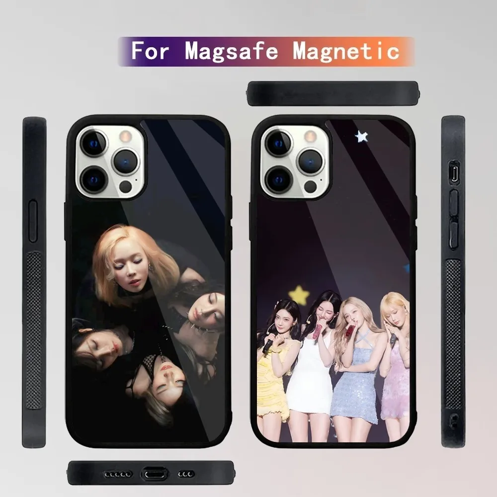 KPOP Girls A-AespaS Whiplash   Phone Case For iPhone 16,15,14,13,12,11,Plus,Pro,Max Mini Magsafe Magnetic Wireless Charging