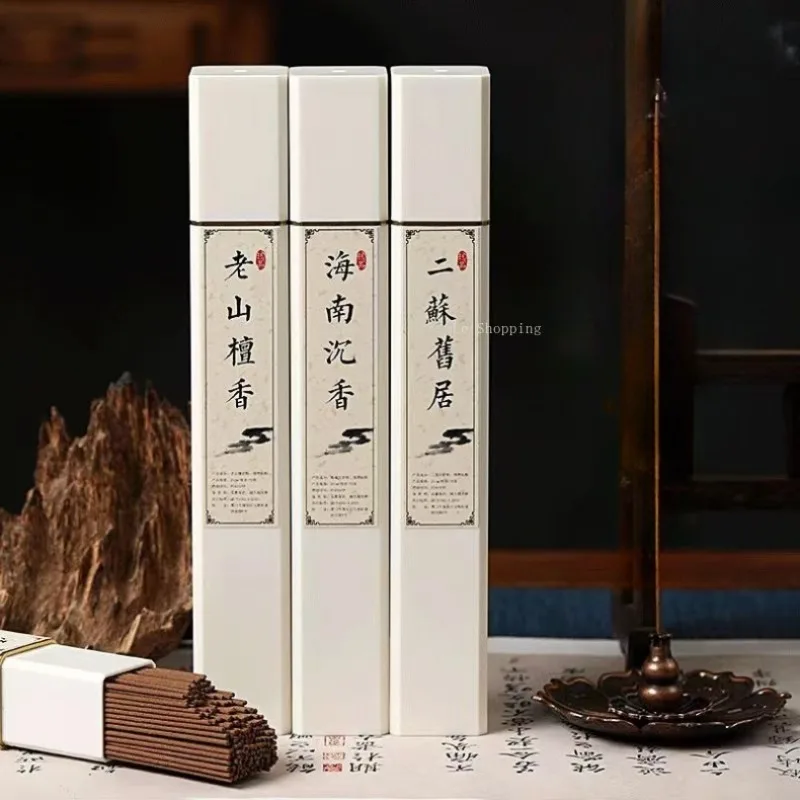 Natural Incense Stick Gift Package Sandalwood Nha Trang Hainan Agarwood Home/Indoor/Buddha Purification Air/Peace God Help Sleep