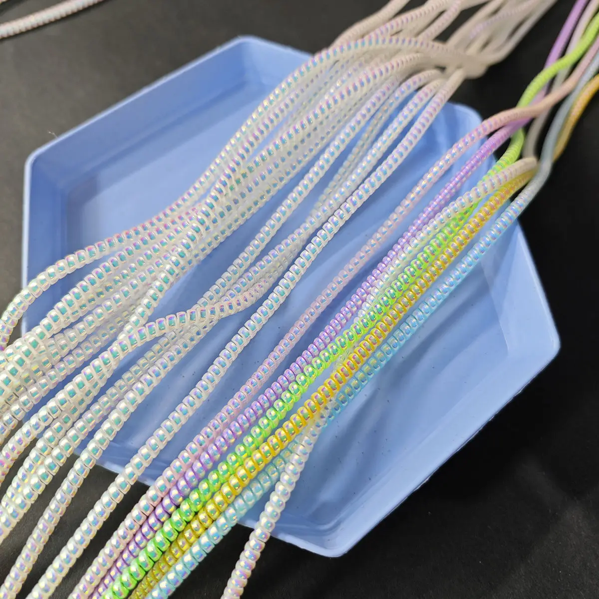 Neue 1,4 m Beschichtung Farbe TPU Spirale USB Ladekabel Schutz für iPhone Samsung Huawei Kopfhörer Kabel leitung Schutz – Detail 6