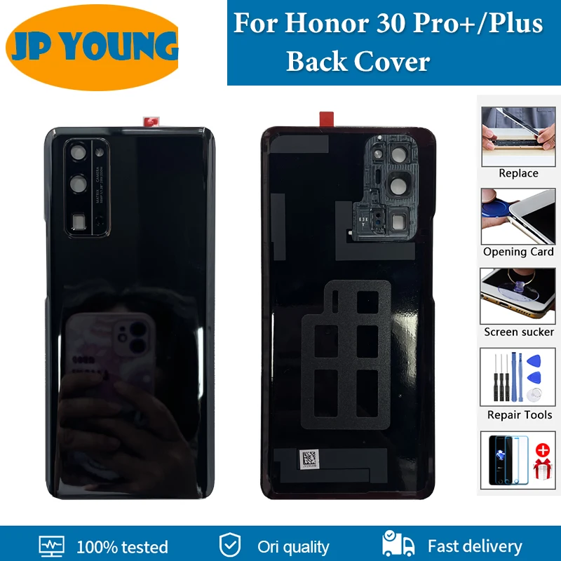 Original back cover for Huawei Honor 30 Pro + battery cover ebg-an10 for honor 30 Pro Plus