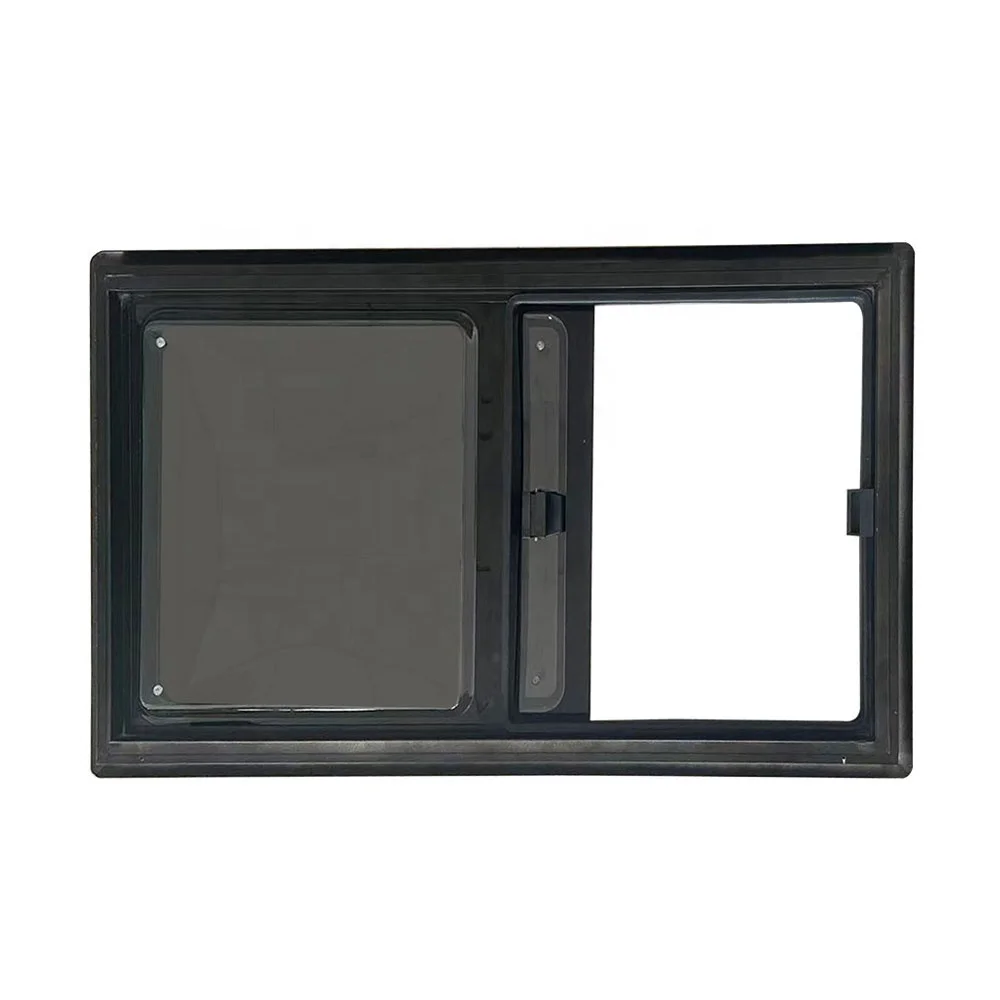 Aluminum Alloy Frame Easy To Install Side Caravan/Motorhome RV RV Double Glass Caravan Motorhome Window Sliding Window Camper