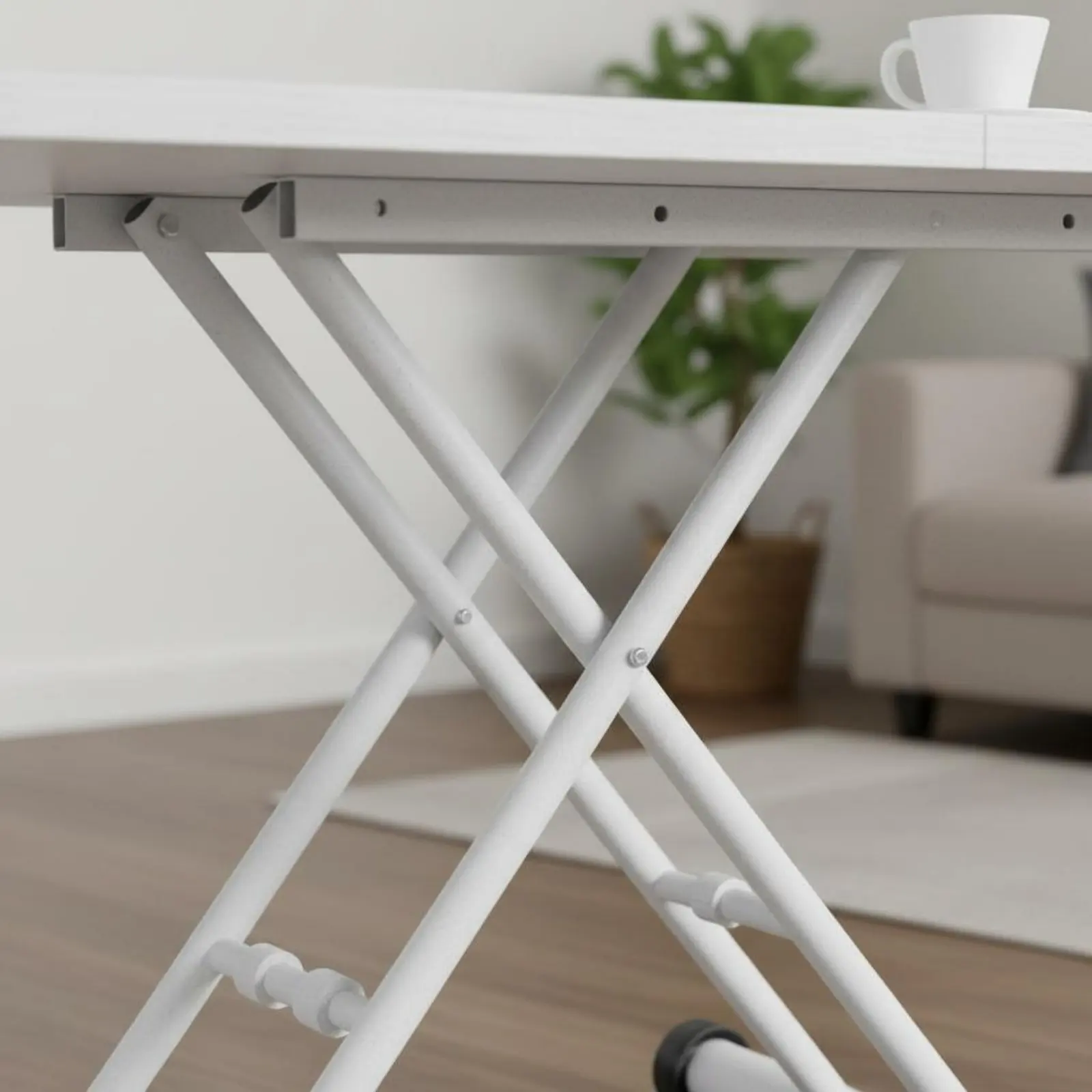 Mesa De Centro Con Tapa Elevable, De Doble Uso, Altura Ajustable, Mesa De Té, Muebles Para El Hogar, Diseño Delgado, Estructura Resistente — -36%, 49.91€ Coupon, from 84.99€ – 36% descuento – €84.99