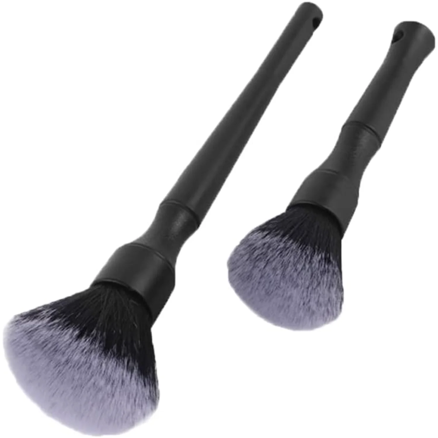 2Pcs  Detailing Brush Set Soft Boar Hair Brush and Detail No Scratch Microfiber   Duster Brush for  Cleaning Vents   Brushes Whe