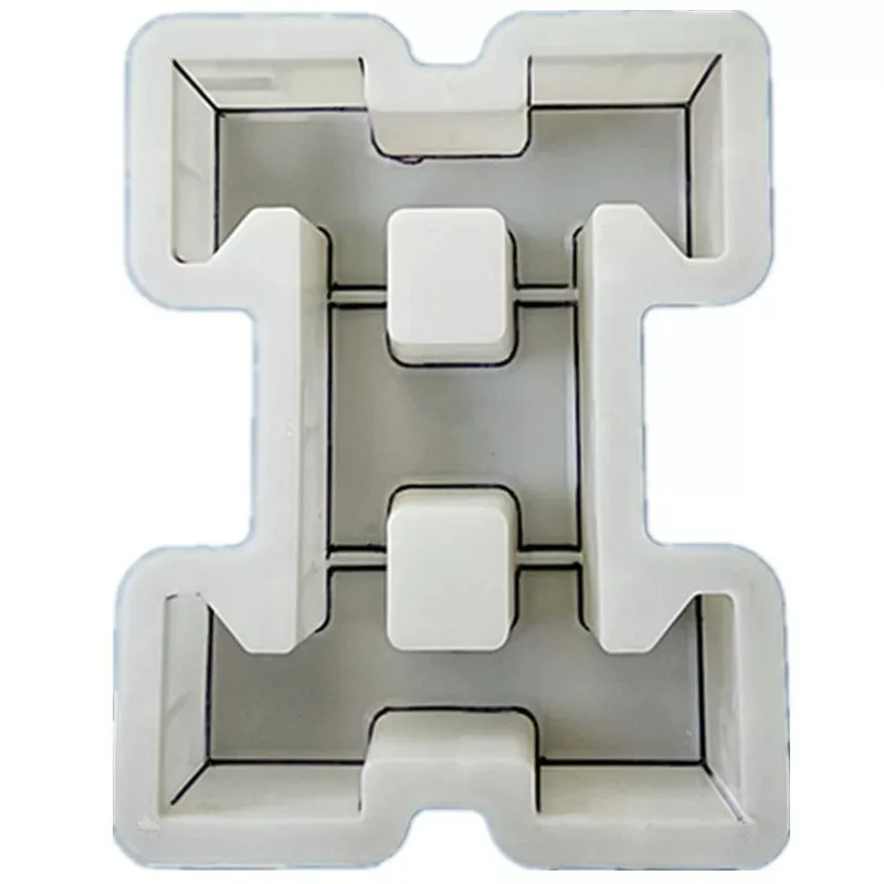 Stepped river bank slope protection cement brick mold, ecological interlocking mold, water conservancy reinforcement plastic
