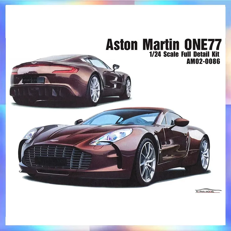 

Alpha 1/18 Assembly Model Aston Martin ONE77 AM02-0086 Uncolored Resin Car Model Room Ornament Boy Birthday Collectible Gift