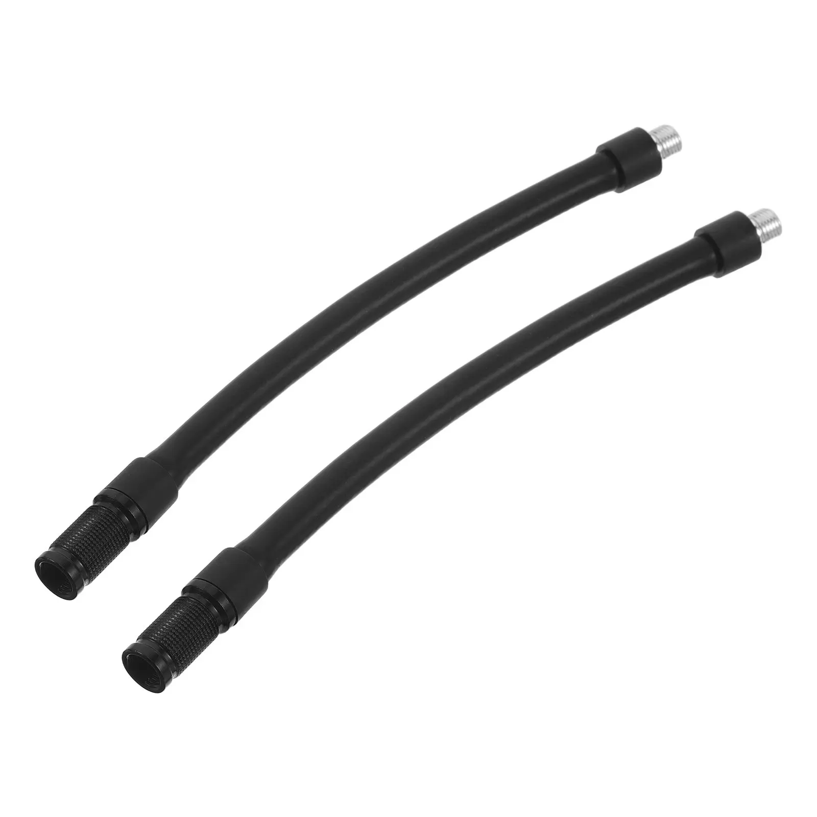 2Pcs Car Tire Inflation Extension Tube Wireless Inflator Hose Adapter High Pressure Air Compressor Hose Replacement Bike Pump