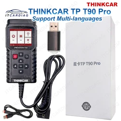 v2.04 Newest ThinkCar TP T90 TPMS Activation Tool OBD2 Car Diagnostic Fault Code Programmer Tire Pressure Sensor Service Tool