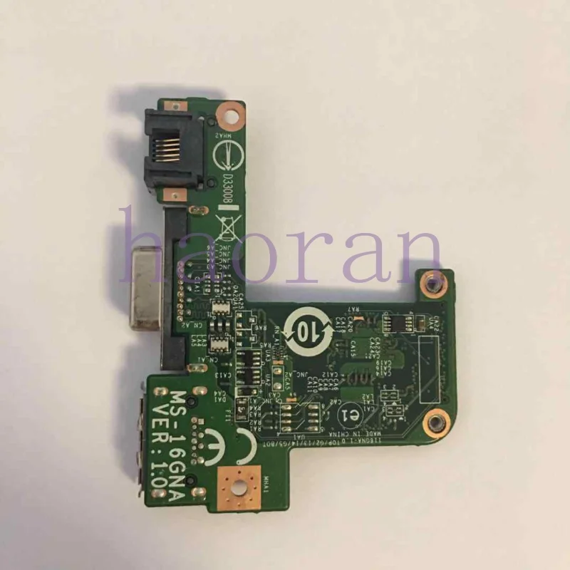 For MSI A6500 VGA Port USB Ethernet Board MS-16GNA 1.0