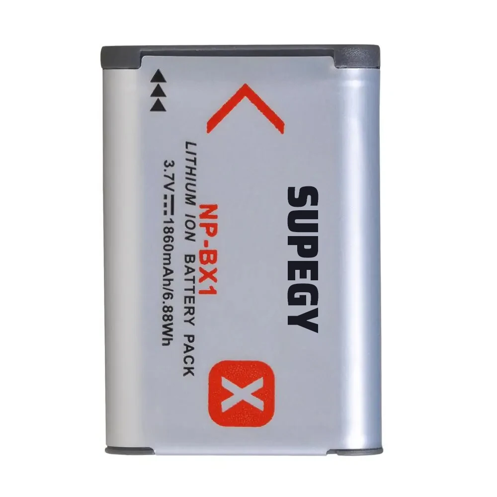 2Pcs 1860mAh NP-BX1 NP BX1 Battery Bateria + Charger with Type C for Sony DSC RX1 RX100 AS100V M3 M2 HX300 HX50 GWP88 AS15 WX350