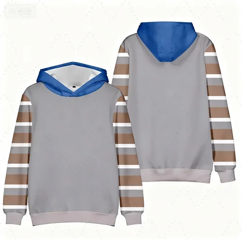 Imagen 2 del producto Creepypasta-Sudadera con capucha 3d para hombre, chaqueta Ticci Toby, disfraz de Cosplay, sudadera 3d de Anime, sudaderas informales de otoño de talla grande