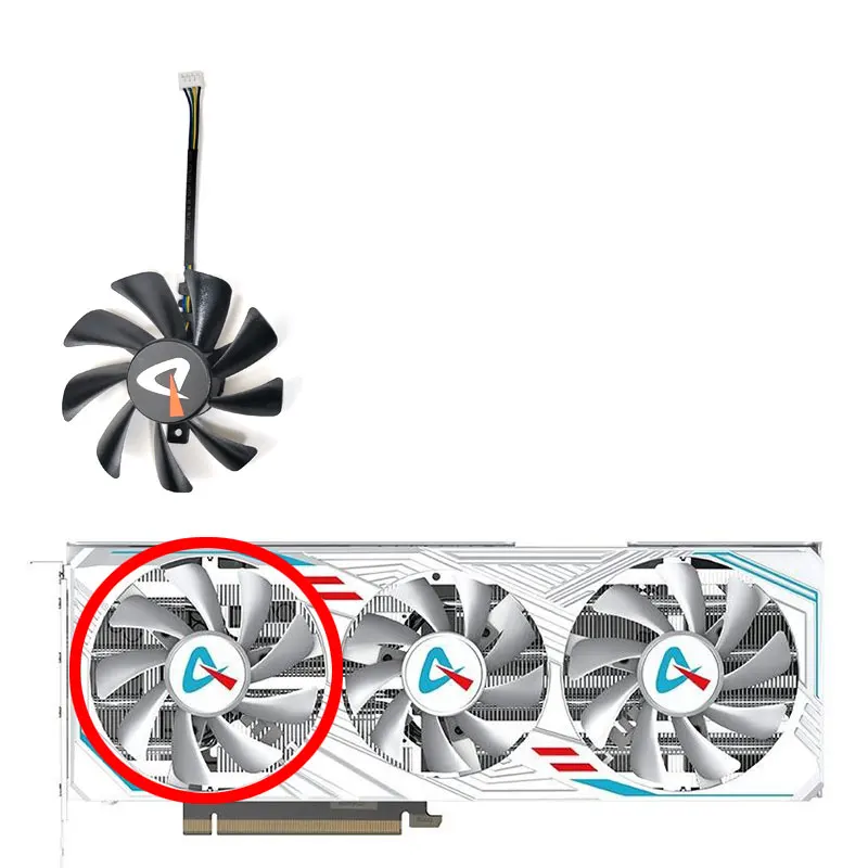 New CF8015U12S CF9015H12S 12V RTX3070TI  graphics card fan suitable for AXGAMING RTX3060 3060ti 3070 3070ti X3 LHR graphics card