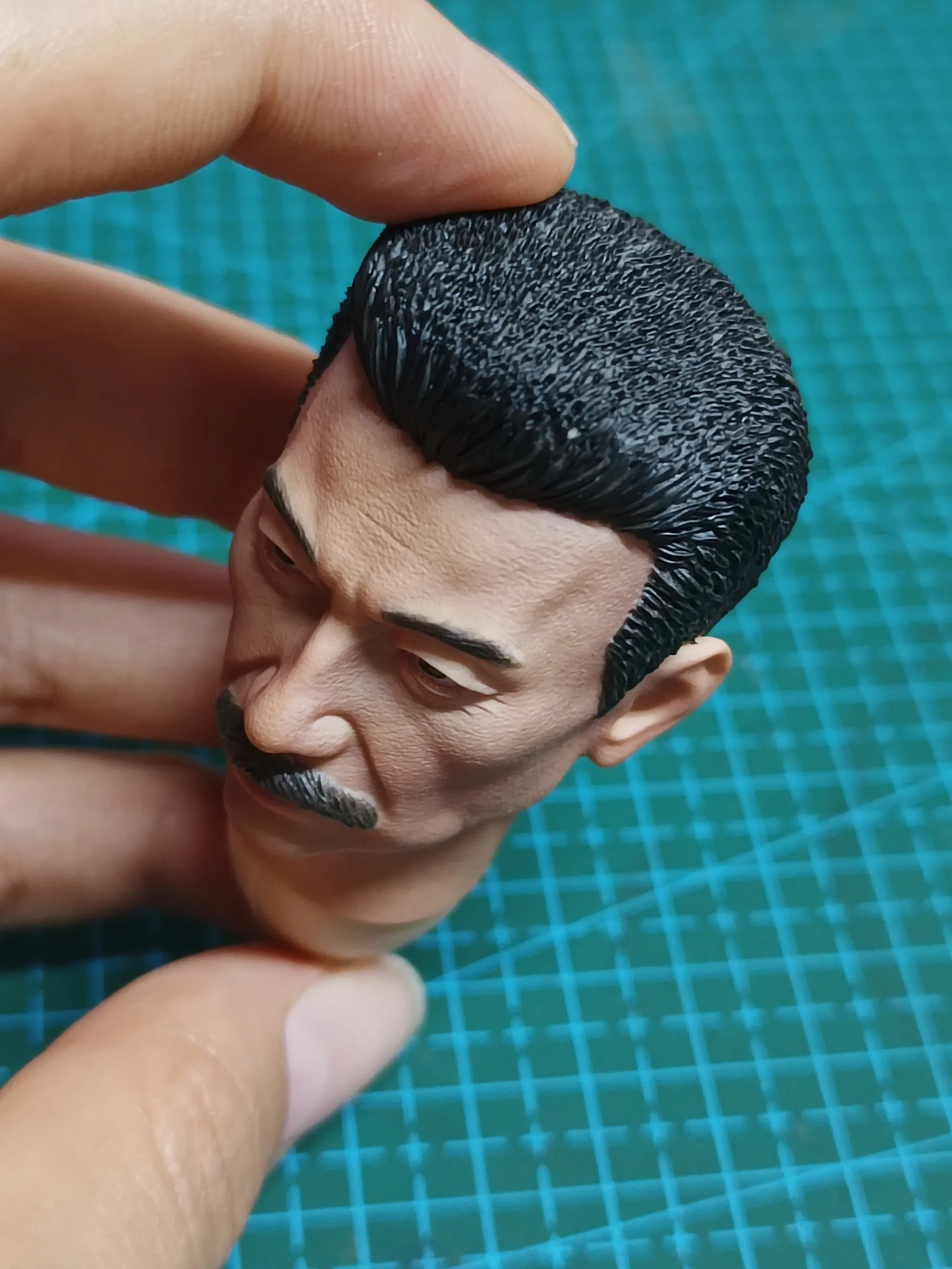 1/6 Famous Writer Lu Xun Head Sculpt Head Carved for 12Inch Male Action Figure Body