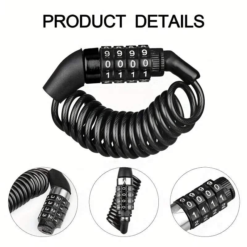 

Suitable for padlocks, combination locks and lock ropes for electric motorcycles