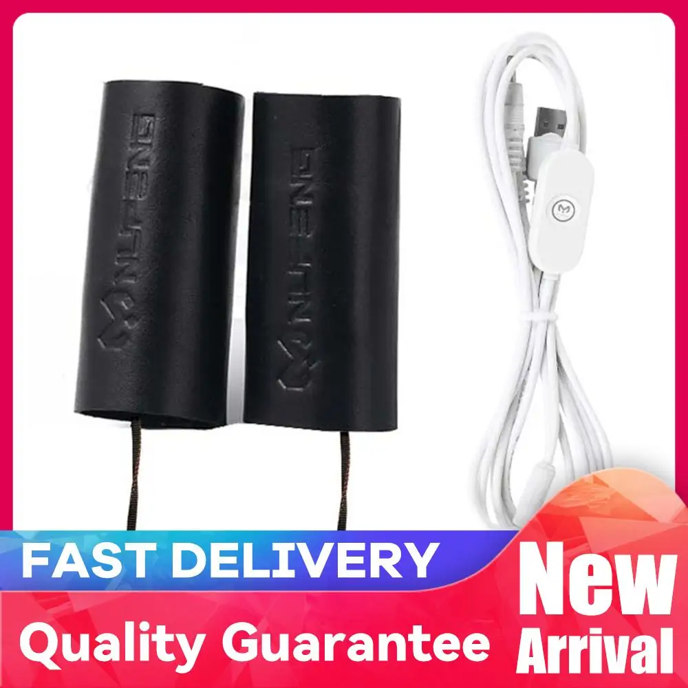 Motorcycle Hand Heated Grips USB Anti Slip Electric Heated Grip Cover 3 Gear Temperature Control Heated Handle Cover Hand Warmer